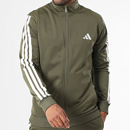 Adidas Sportswear - 3 Stripes Track Suit JW6226 Khaki Green - Ryses