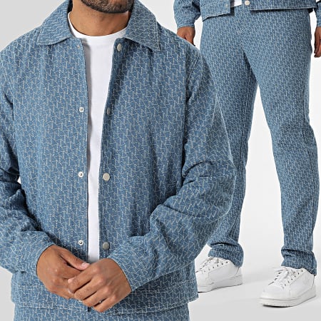 Frilivin - Ensemble Surchemise Jean Et Jean Regular Fit 52Y Bleu Denim