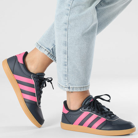 Adidas Sportswear - Baskets Femme Breaknet Sleek J JQ3053 Aurora Ink Lucid Pink Gum 3