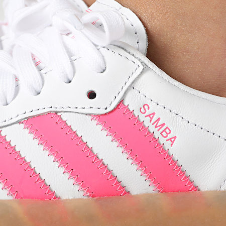 Adidas Originals - Baskets Femme Sambae JS3940 Footwear White Off White Lucid Pink