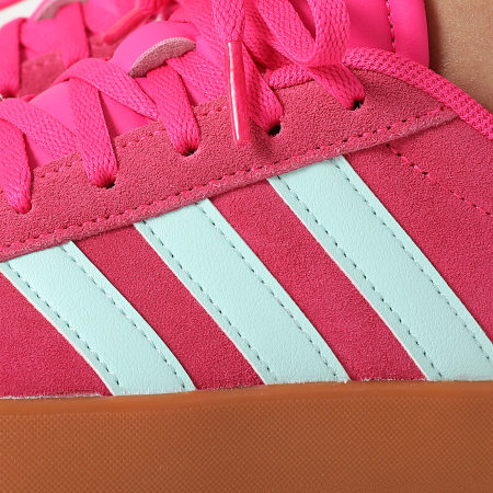 Adidas Sportswear - Baskets Femmes VL Court 3.0 K JS5013 Shock Pink Semi Flash Aqua Lucid Lemon