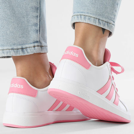 Adidas Sportswear - Baskets Femme Grand Court 2.0 K JS4345 Footwear White Bliss Pink Core Black