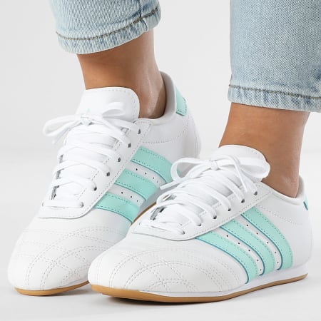 Adidas Originals - Baskets Femme Taekwondo Lace J JR9392 Footwear White Clear Mint Gum 3