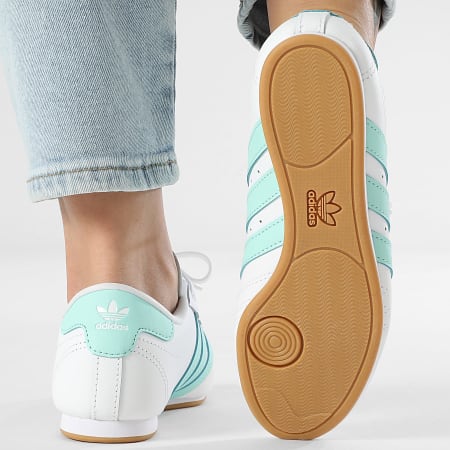 Adidas Originals - Baskets Femme Taekwondo Lace J JR9392 Footwear White Clear Mint Gum 3
