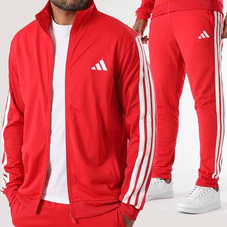 Ensemble De Survetement 3 Stripes Trefoil JX8731 Rouge