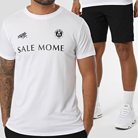 Sale Môme Paris - Ensemble Maillot Et Short Jogging Tech FC Lapin Blanc Noir