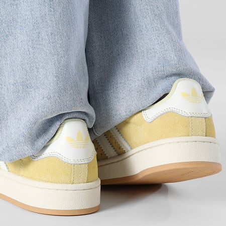 Adidas Originals - Baskets Femme Campus 00s JQ5754 Core White Almost Yellow Core White