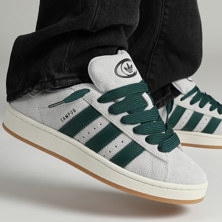 Adidas Originals - Campus 00s Zapatillas JR1647 Crystal White Core Green Off White