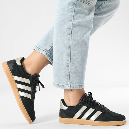Adidas Sportswear - Breaknet Sleek Donna JR0685 Core Black Cyber Metallic Gum 3