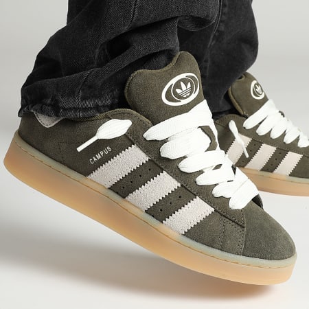 Adidas Originals - Baskets Campus 00s JQ8355 Medium Dark Khaki Off White Gum 3