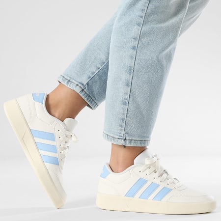Adidas Sportswear - Baskets Femme Breaknet 3.0 JQ6055 Core White Glow Blue Off White