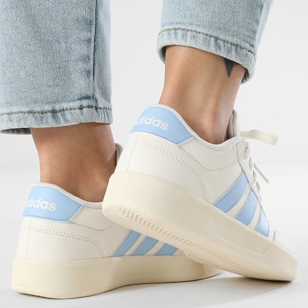 Adidas Sportswear - Baskets Femme Breaknet 3.0 JQ6055 Core White Glow Blue Off White