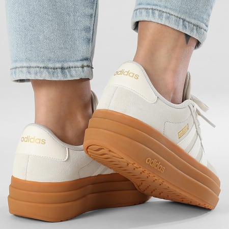 Adidas Performance - Mujer VL Court Bold Zapatillas JQ5633 Aluminio Core Blanco Goma 10