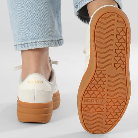 Adidas Performance - Mujer VL Court Bold Zapatillas JQ5633 Aluminio Core Blanco Goma 10