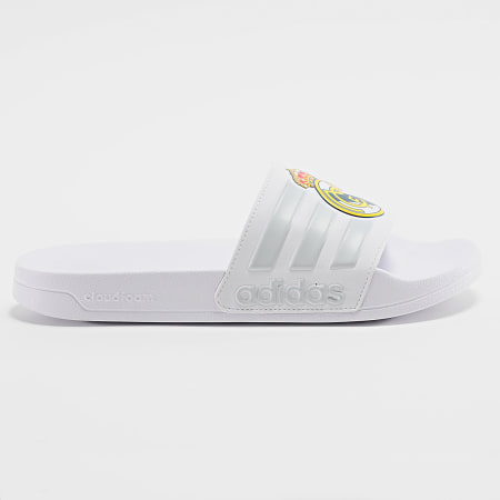 Adidas Sportswear - Claquettes Adilette Shower Real Madrid JS4863 Blanc Gris