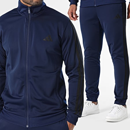Adidas Sportswear - 3 Stripes Track Suit KB7657 Navy Blue - Ryses