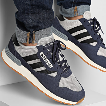 adidas gazelle silver green womens ADIDAS TYSHAWN II - GREY/COLLEGIATE NAVY JI3939 main image 0