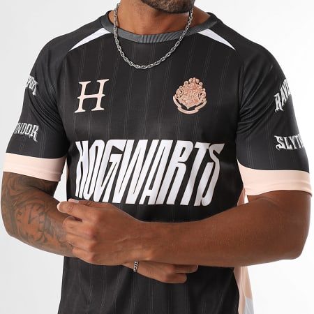 Harry Potter - Maglia Collector Jersey Hogwarts Nero Beige