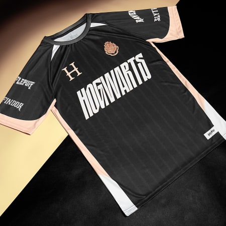 Harry Potter - Maglia Collector Jersey Hogwarts Nero Beige
