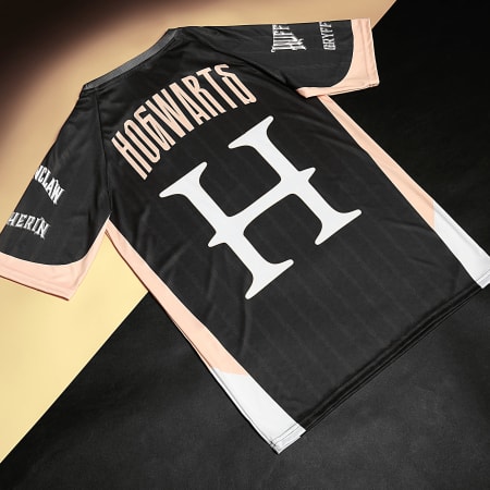 Harry Potter - Maglia Collector Jersey Hogwarts Nero Beige