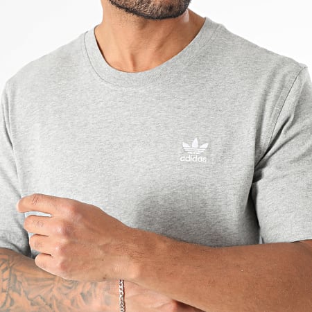 Adidas Originals - Tee Shirt Trefoil Essential JY6267 Gris Chiné