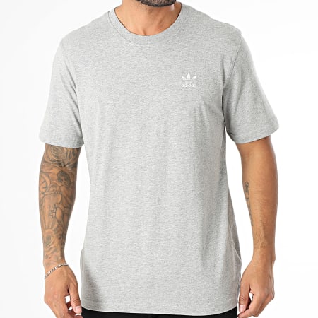 Adidas Originals - Tee Shirt Trefoil Essential JY6267 Gris Chiné