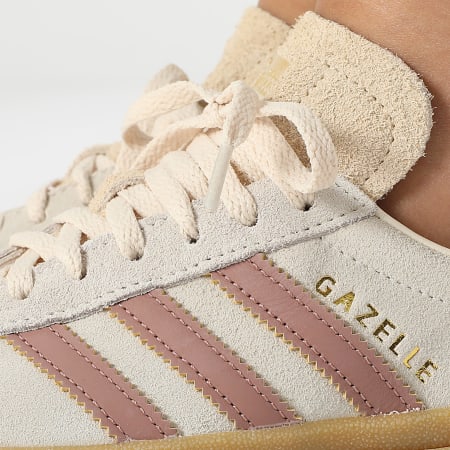 adidas gazelle silver green womens adidas Women's Gazelle Light Brown / Off White