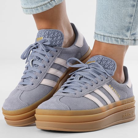 Adidas Originals - Baskets Femme Gazelle Bold JQ1297 Silver Violet Almost Pink Gum 1