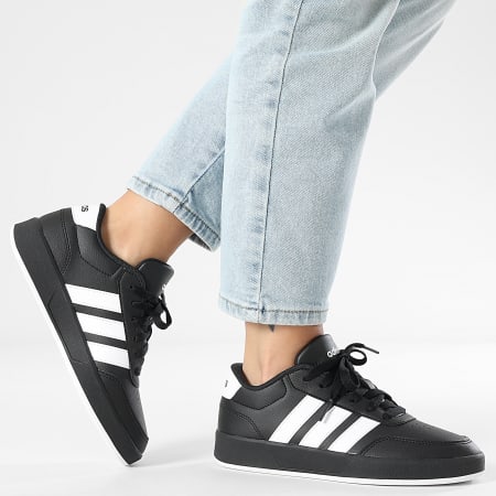 Adidas Sportswear - Baskets Femme Breaknet 3.0 JR8447 Core Black Footwear White