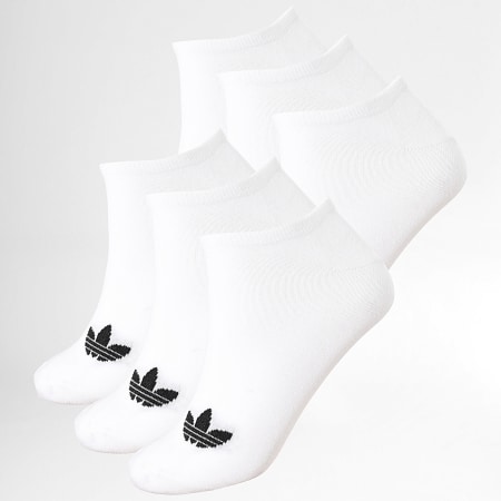 Adidas Originals - Lot De 6 Paires De Chaussettes Liner JW5336 Blanc