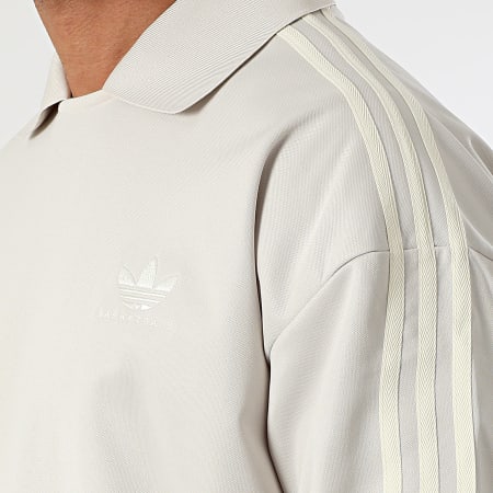 Adidas Originals - Polo Manches Longues Rugby JM9949 Beige