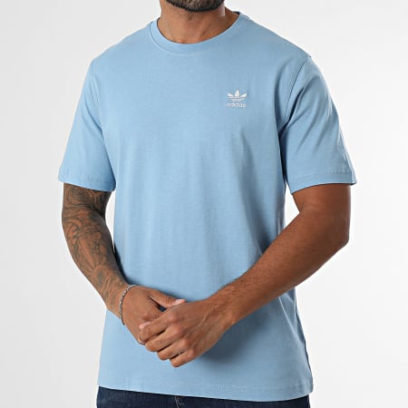 Adidas Originals - Tee Shirt Oversize Trefoil Essential JV5939 Bleu Clair