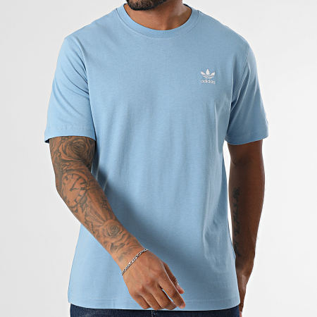 Adidas Originals - Tee Shirt Oversize Trefoil Essential JV5939 Bleu Clair