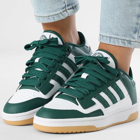 Adidas Sportswear - Rapid Court Low Sneakers Donna J JR1019 Core Green Footwear White Gum 3