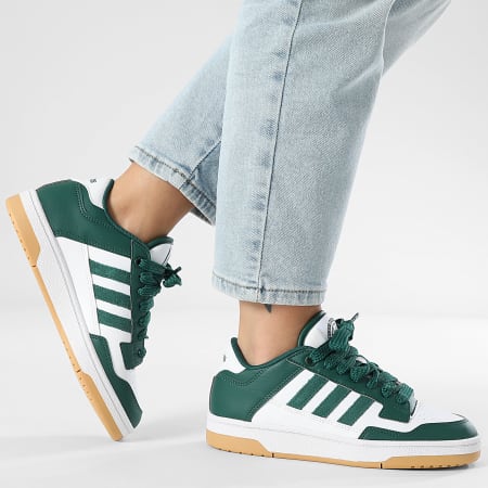 Adidas Sportswear - Rapid Court Low Sneakers Donna J JR1019 Core Green Footwear White Gum 3