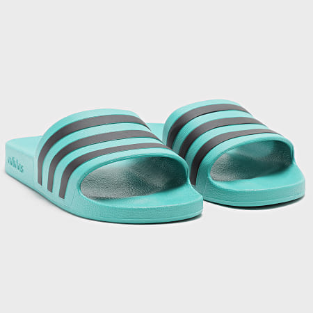 Adidas Sportswear - Claquettes Adilette Aqua JS1126 Vert Turquoise Noir