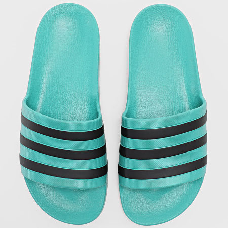 Adidas Sportswear - Claquettes Adilette Aqua JS1126 Vert Turquoise Noir