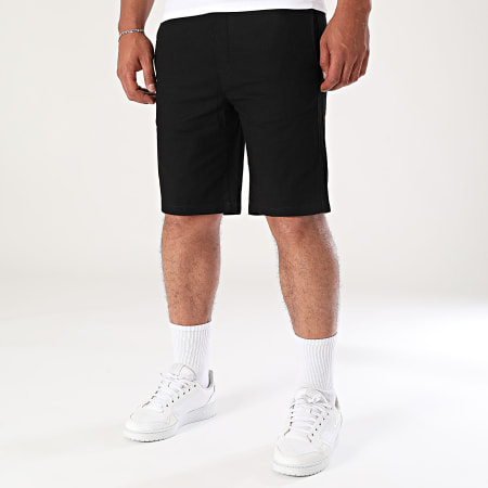 Armita - 463 Pantalones cortos chinos de lino negro