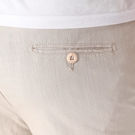 Armita - Short Chino En Lin 463 Beige