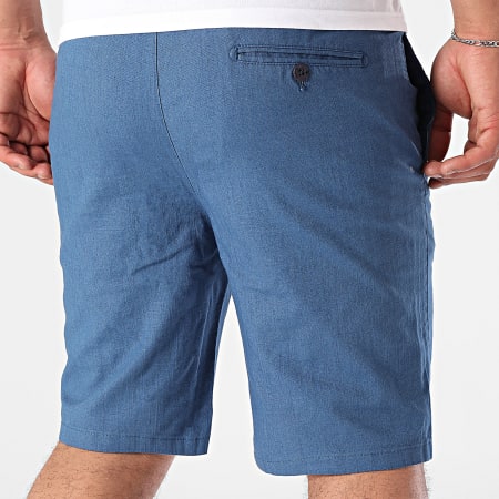 Armita - 463 Pantalones cortos chinos de lino azul real