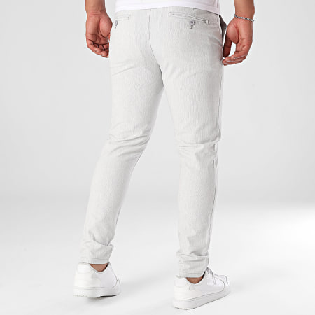 Armita - Pantalon Chino 972 Gris Clair Chiné