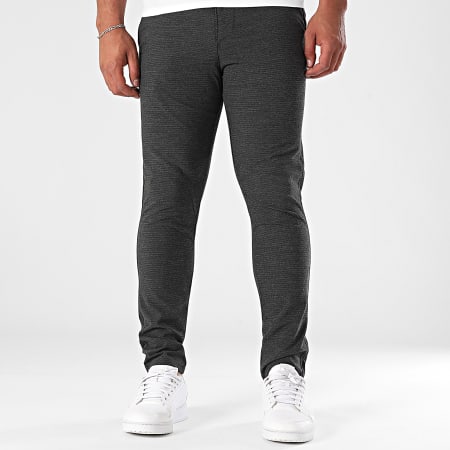 Classic Series - Pantalon Chino 972 Gris Anthracite Chiné