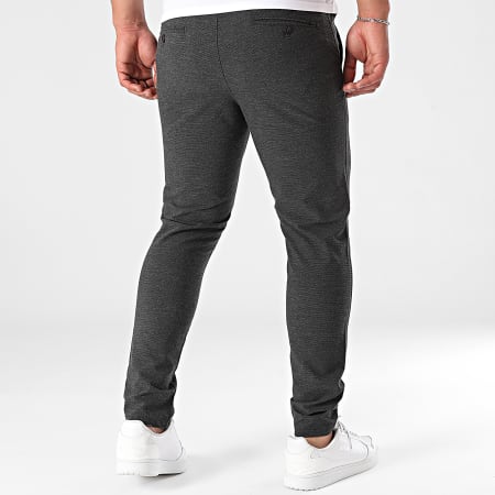 Classic Series - Pantalon Chino 972 Gris Anthracite Chiné
