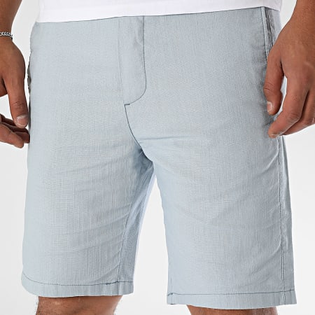 Armita - Short Chino En Lin 463 Bleu Clair