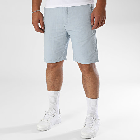 Armita - Short Chino En Lin 463 Bleu Clair