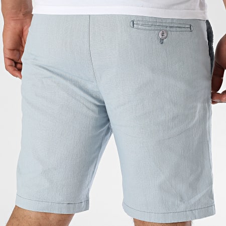 Armita - Short Chino En Lin 463 Bleu Clair
