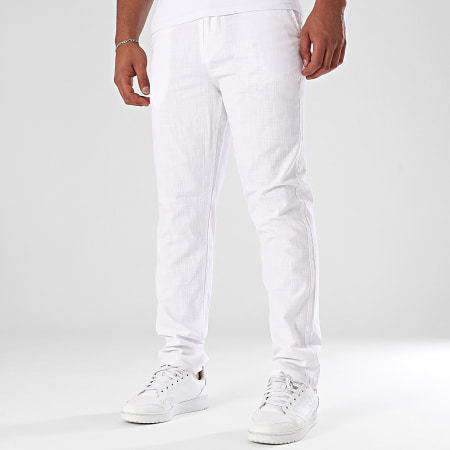 Armita - Pantalon En Lin 444 Blanc