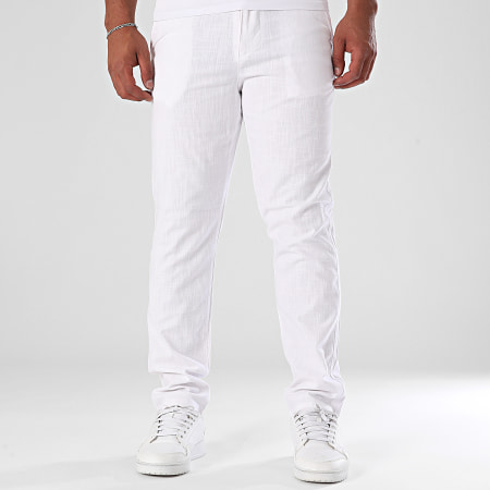Armita - Pantalon En Lin 444 Blanc