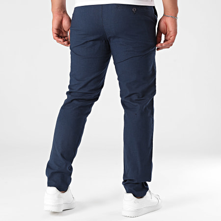 Classic Series - Pantalon En Lin 444 Bleu Marine