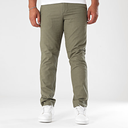 Armita - Pantalon En Lin 444 Vert Kaki